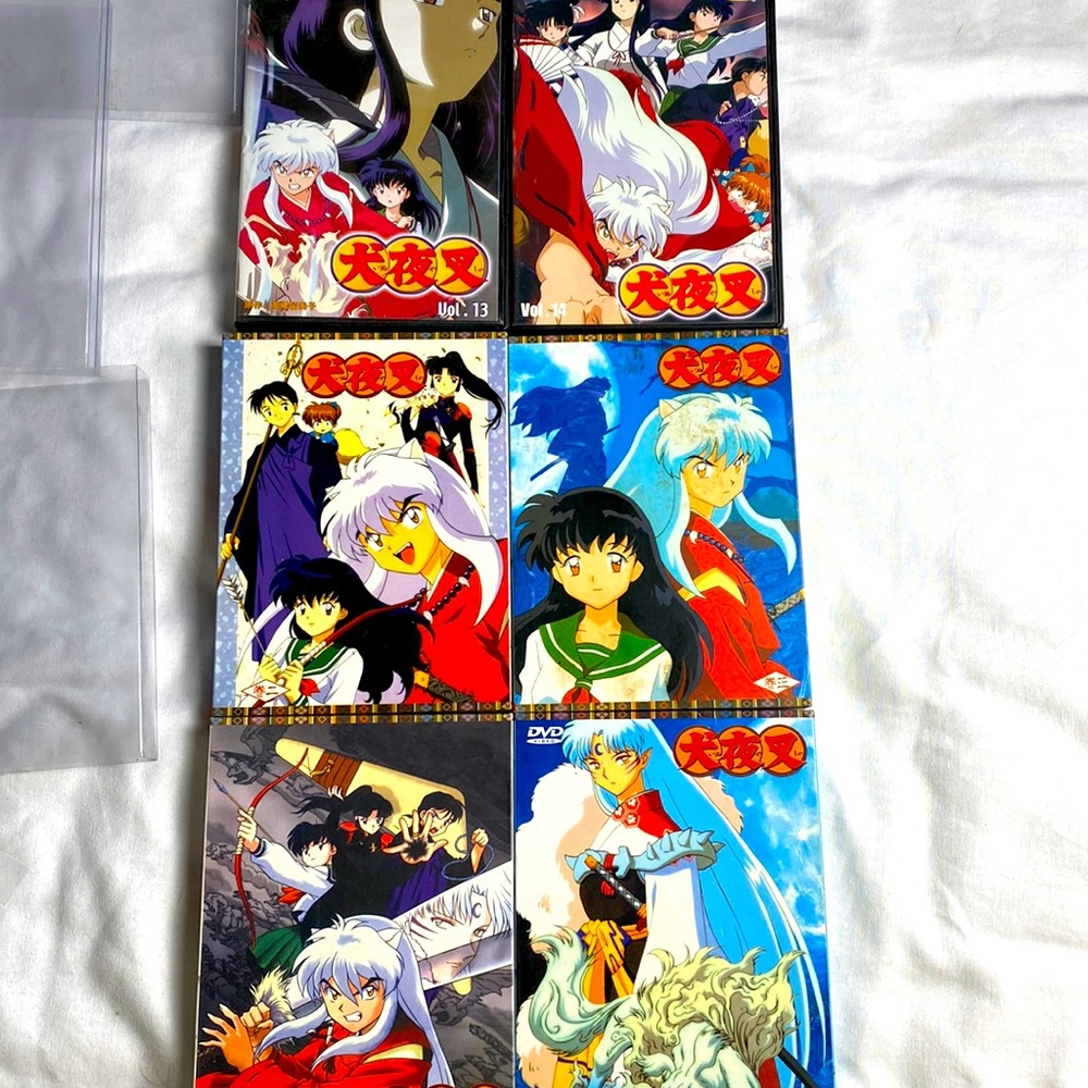 Inuyasha DVD series volume discs 1 through 14